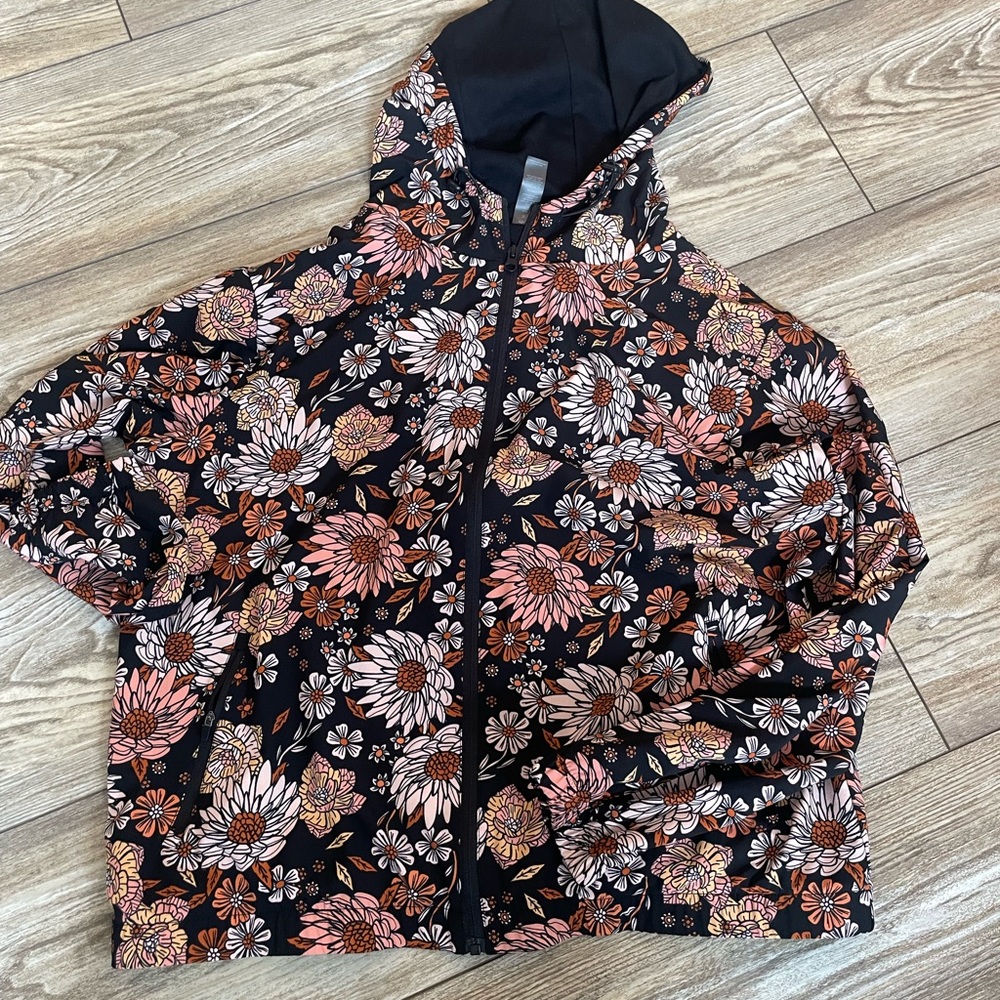 DIP Floral Black and Pink Women's Jacket